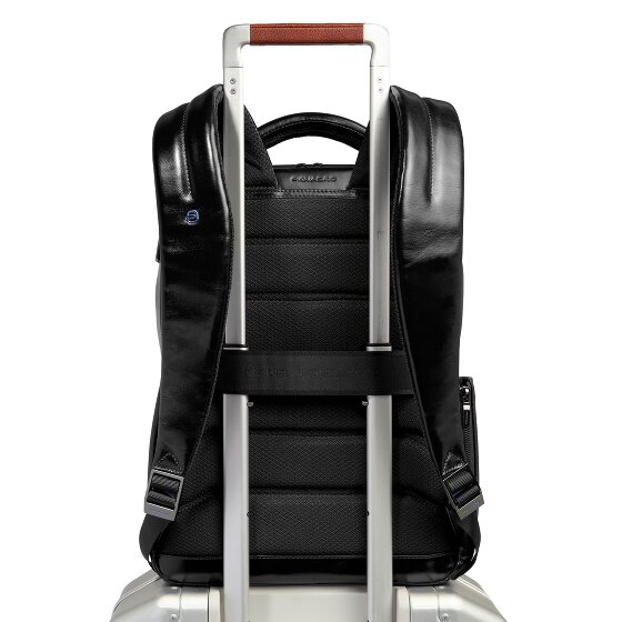 Piquadro Blue Square Plecak Skórzany 29 cm Komora na laptopa