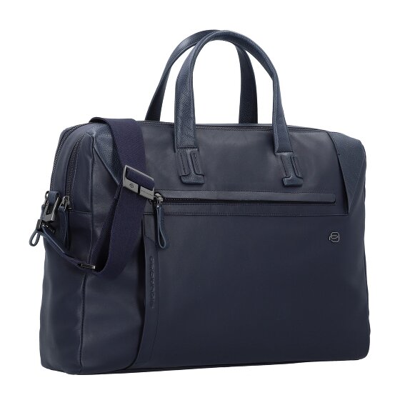 Piquadro Teczka Skórzany 43.5 cm Komora na laptopa