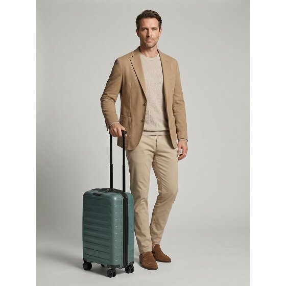 d&n Toronto 4 kółka Walizka kabinowy S 54 cm z plisą rozprężną