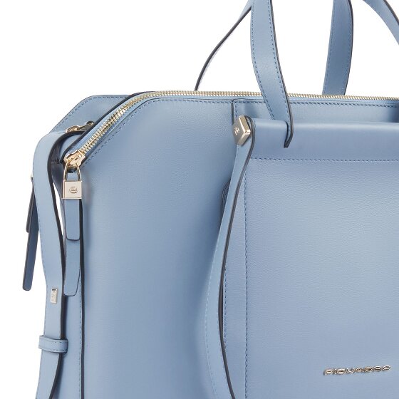 Piquadro Koło torba na laptopa skórzana 40 cm przegroda na laptopa