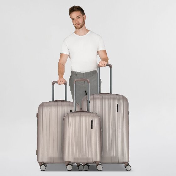 Polestream Moonrock 4 kółka Zestaw walizek 3-części z plisą rozprężną