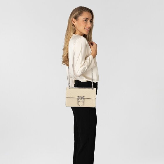 PINKO Love One Torba na ramię Skórzany 26 cm