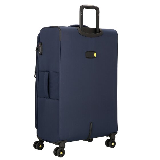 d&n Travel Line 9704 4 kółka Walizka L 78 cm z plisą rozprężną