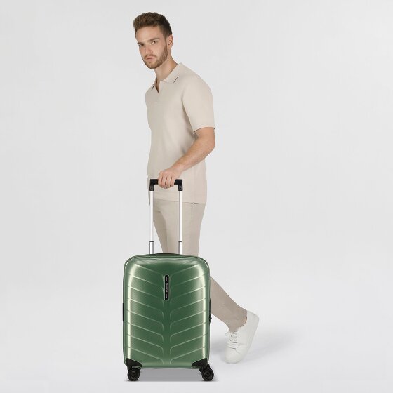 Samsonite Attrix 4 kółka Walizka kabinowy 55 cm z plisą rozprężną