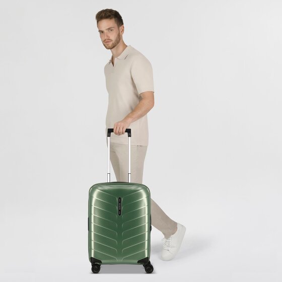 Samsonite Attrix 4 kółka Walizka kabinowy 55 cm z plisą rozprężną