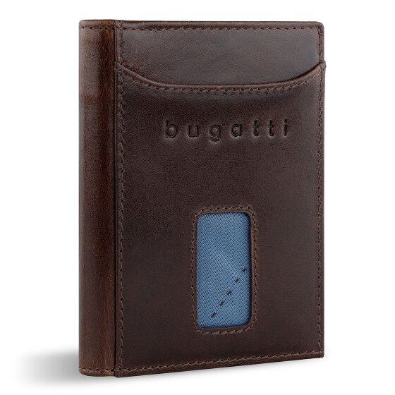 bugatti Secure Slim Portfel Ochrona RFID Skórzany 8 cm