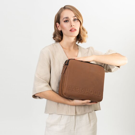 Farmhood Nashville XL torba na ramię 2 komory skóra 29 cm