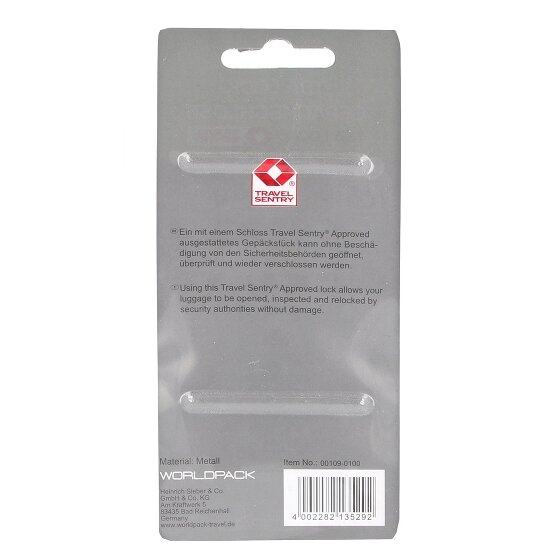 Worldpack Reiseaccessoires Zamek do bagażu 4 cm