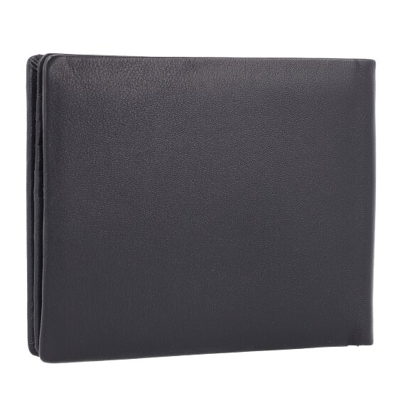 Braun Büffel Hannes Portfel Ochrona RFID Skóra 12 cm