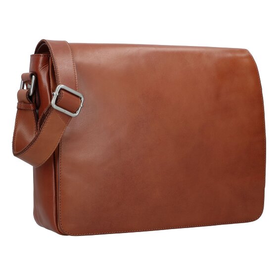 Leonhard Heyden Cambridge Messenger Leather 38 cm przegroda na laptopa