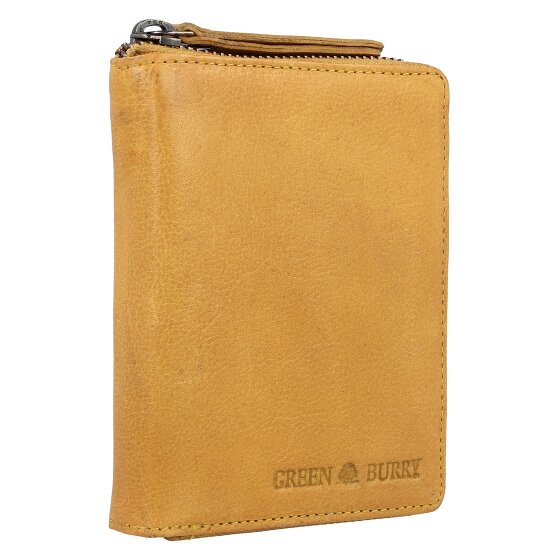 Greenburry Vintage Washed Leather Wallet 10 cm