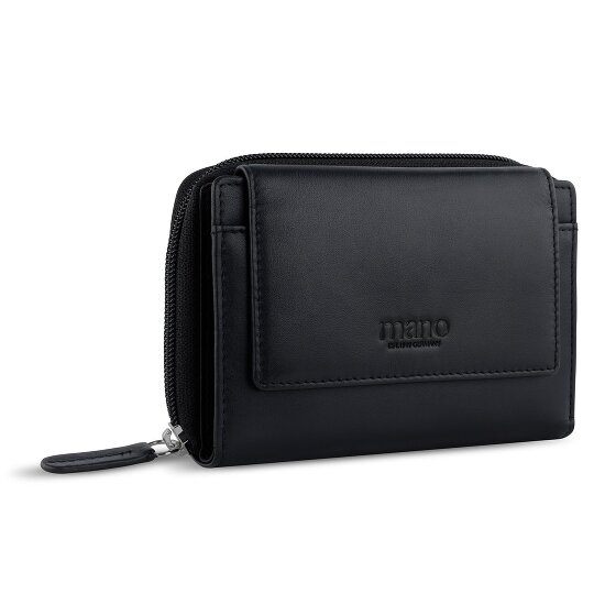 mano Don Andrea Portfel Ochrona RFID Skórzany 14 cm