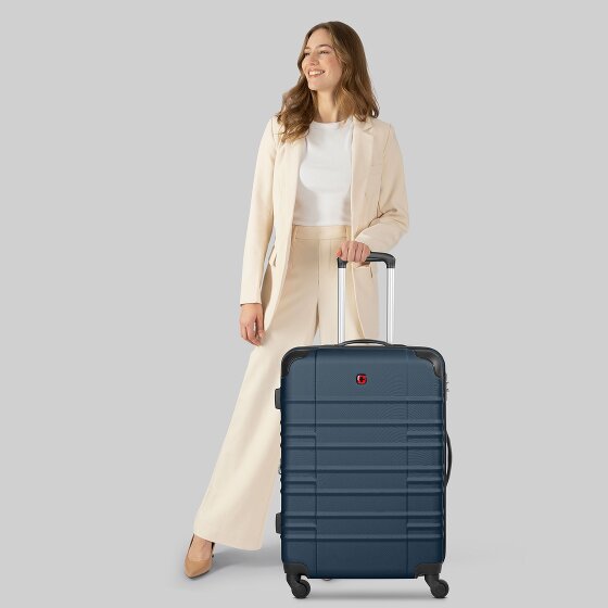 Wenger Amplar Evo 4 kółka Walizka M 65 cm z plisą rozprężną