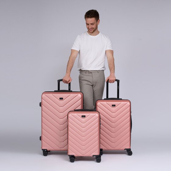 Redolz Essentials 07 3-SET 4 kółka Zestaw walizek 3-części