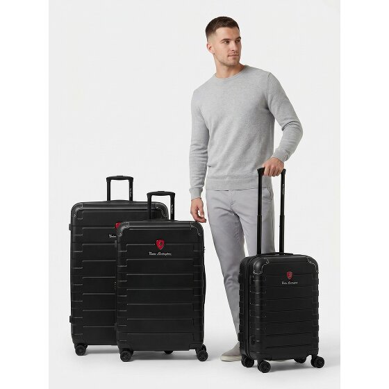 Tonino Lamborghini Walizka Tonino Lamborghini Milano 3-SET z elastycznym składaniem i walizką XL