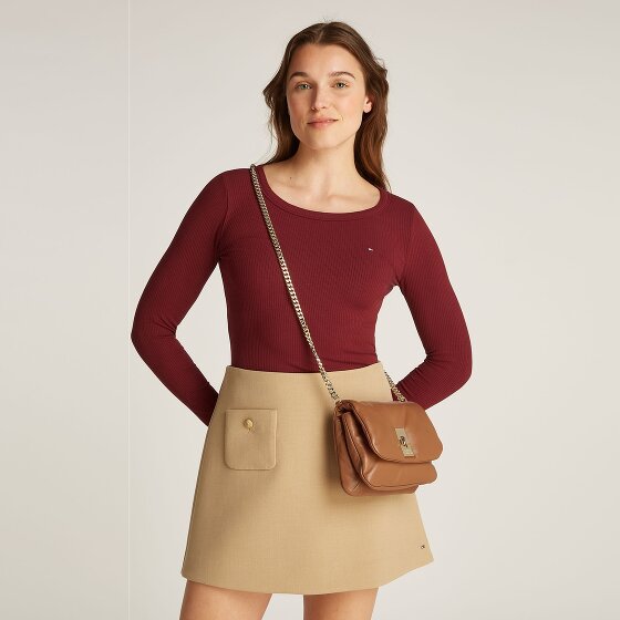 Tommy Hilfiger Soft Leather Mini Torba Torba na ramię Skórzany 18 cm