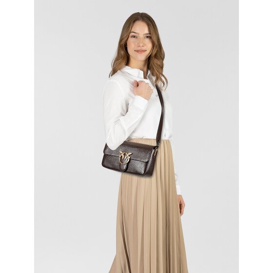 PINKO Love One Torba na ramię Skórzany 27 cm