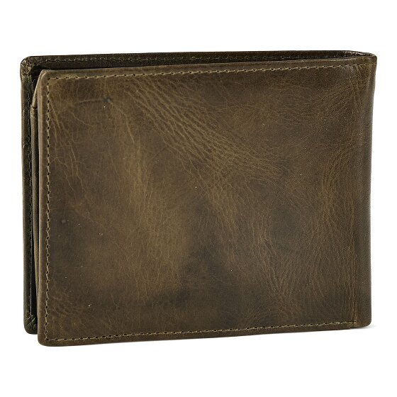 Greenburry Newport Portfel Ochrona RFID Skóra 12 cm