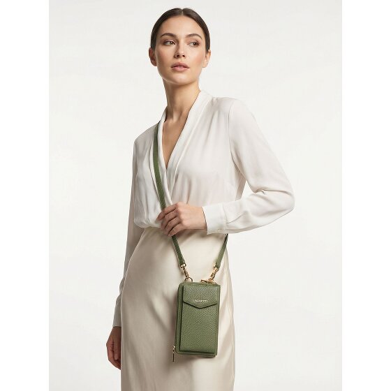 Lazarotti Skórzane etui na telefon komórkowy Bologna z zamkiem błyskawicznym 19 cm