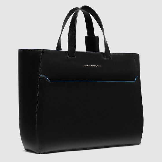 Piquadro Blue Square Shopper Bag Skóra 40 cm
