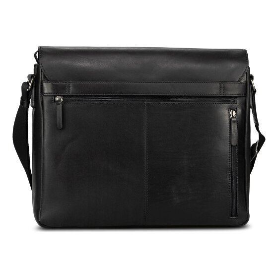 Jost Lund Briefcase Messenger Skórzany 41.5 cm Komora na laptopa