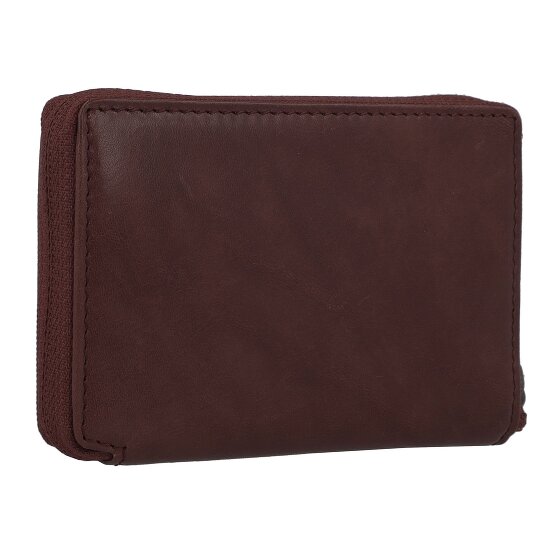 Braun Büffel Arezzo Etui na karty kredytowe Ochrona RFID Skórzany 11.5 cm