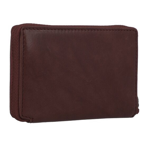Braun Büffel Arezzo Etui na karty kredytowe Ochrona RFID Skórzany 11.5 cm