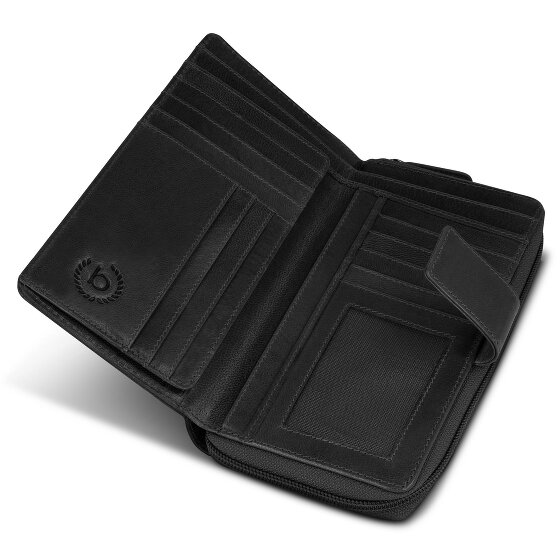 bugatti Valencia Portfel Ochrona RFID Skórzany 10 cm