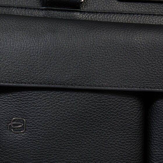 Piquadro Modus Teczka Skórzany 34 cm Komora na laptopa