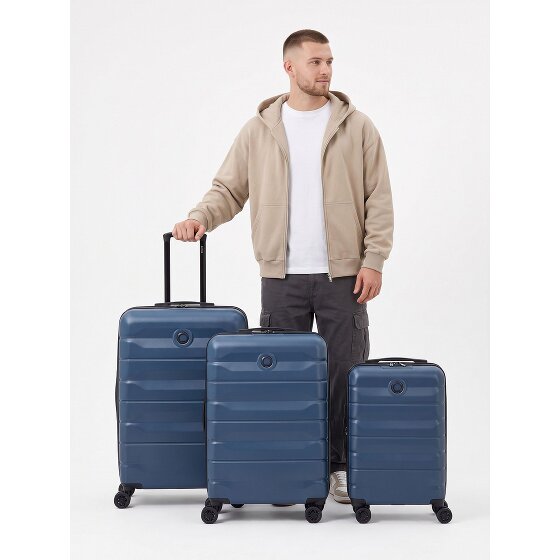 Delsey Paris Air Armour 4 kółka Zestaw walizek 3-części z funkcją poszerzenia