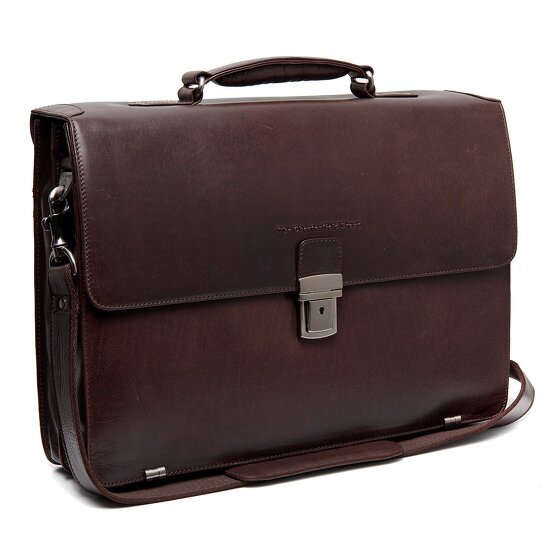 The Chesterfield Brand Salvatore Briefcase Messenger Skórzany 42 cm Komora na laptopa