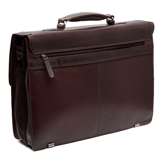The Chesterfield Brand Salvatore Briefcase Messenger Skórzany 42 cm Komora na laptopa