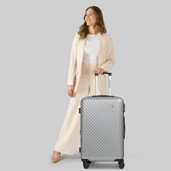 Check.In Paradise 2.0 4 kółka Walizka M 68 cm z plisą rozprężną