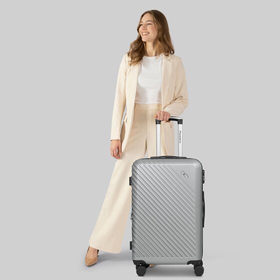 Check.In Paradise 2.0 4 kółka Walizka M 68 cm z plisą rozprężną