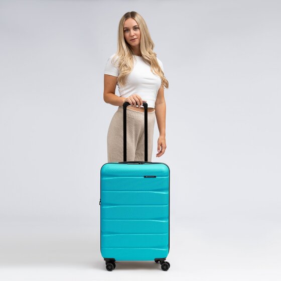 Franky Zestaw walizek na 4 kółkach Munich 4.0, 3-częściowy z elastycznym zagięciem