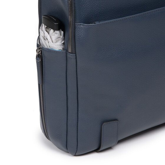 Piquadro Modus Plecak Specjalny Skórzany 40 cm Komora na laptopa