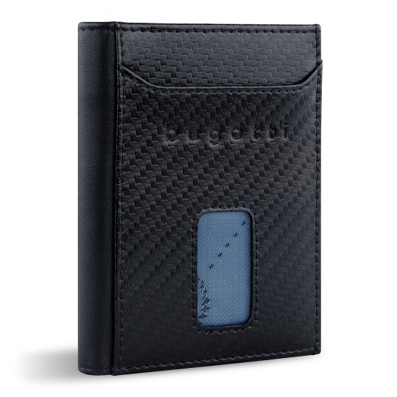 bugatti Secure Slim Portfel Ochrona RFID Skórzany 8 cm