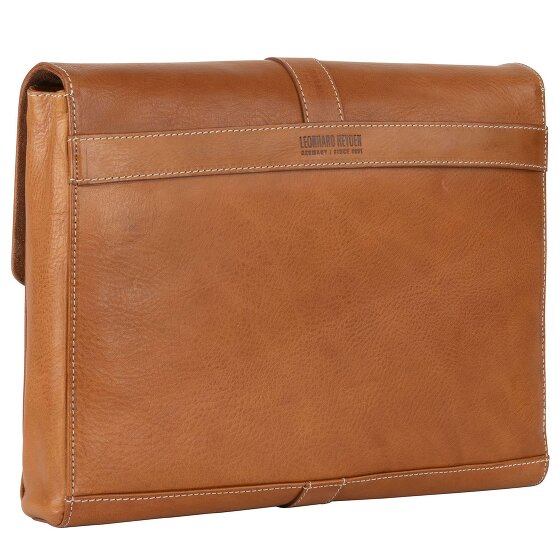 Leonhard Heyden Bergamo Teczka skórzana 37 cm Komora na laptopa