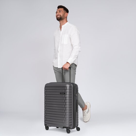 Pactastic Collection 04 THE MEDIUM + 4 kółka Walizka M 66 cm z plisą rozprężną