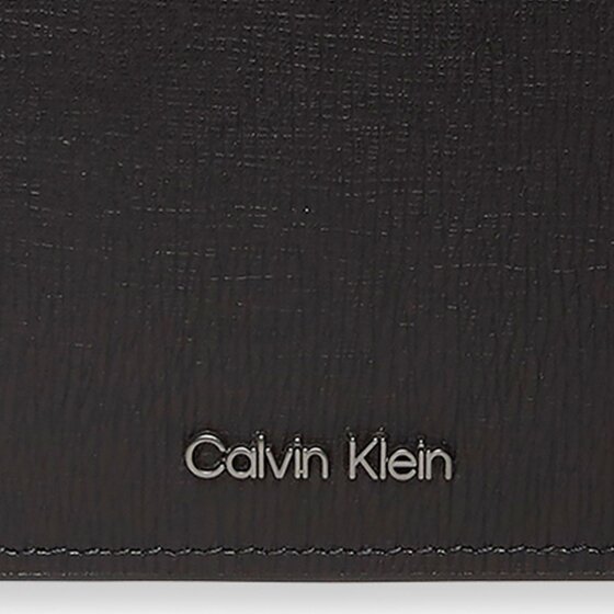 Calvin Klein Saffiano Portfel Ochrona RFID Skórzany 12 cm