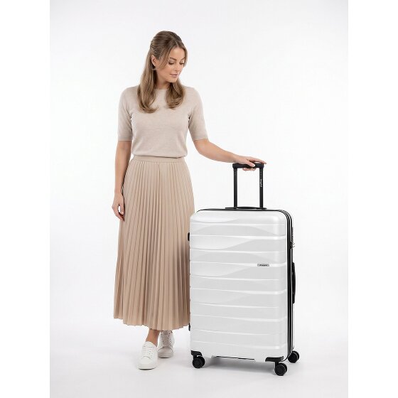 Bergpfeil Travel 4 kółka Walizka L 75 cm z funkcją poszerzenia