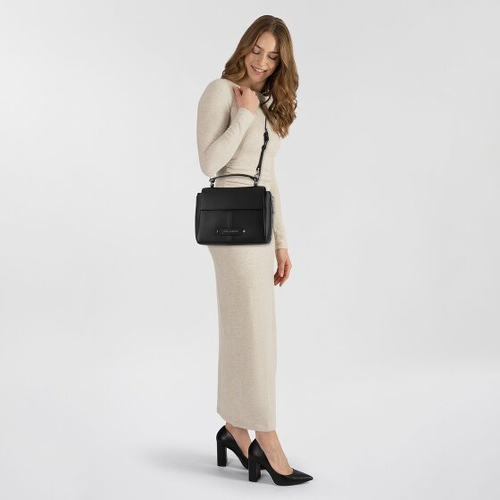 Karl Lagerfeld Behind the Seams Torba Skórzany 24 cm z plisą rozprężną