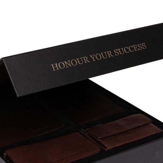 The Chesterfield Brand Zestaw upominkowy 4-częściowy portfel skórzany 12 cm