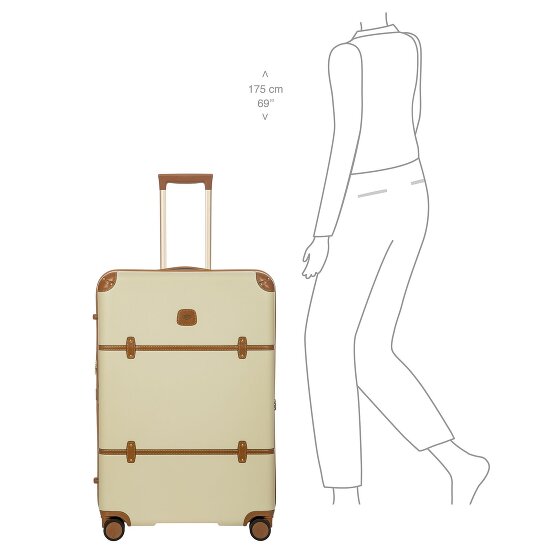 Bric's Bellagio 4 kółka Walizka 76 cm z plisą rozprężną