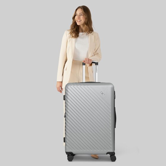 Check.In Paradise 2.0 4 kółka Walizka L 78 cm z plisą rozprężną