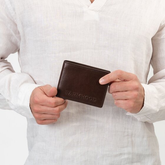 Farmhood Memphis Portfel Ochrona RFID Skórzany 12.5 cm