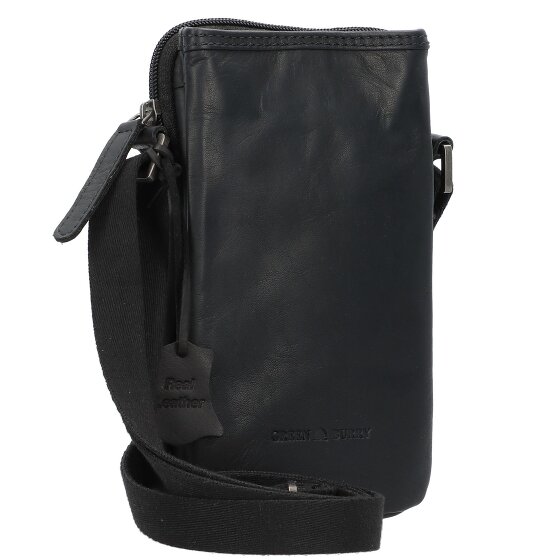 Greenburry Pure Black Etui na telefon komórkowy Skórzany 11 cm