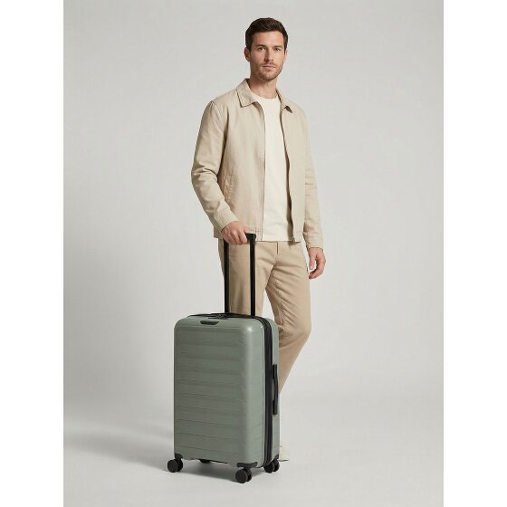 d&n Toronto 4 kółka Walizka M 65 cm z plisą rozprężną