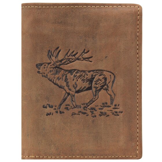 Greenburry Vintage Deer Wallet Deer Leather 9,5 cm