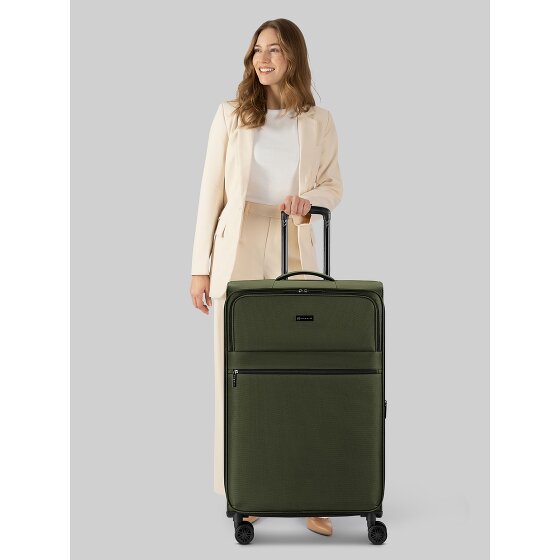 bugatti Valencia Soft 4 kółka Walizka L 75 cm z funkcją poszerzenia